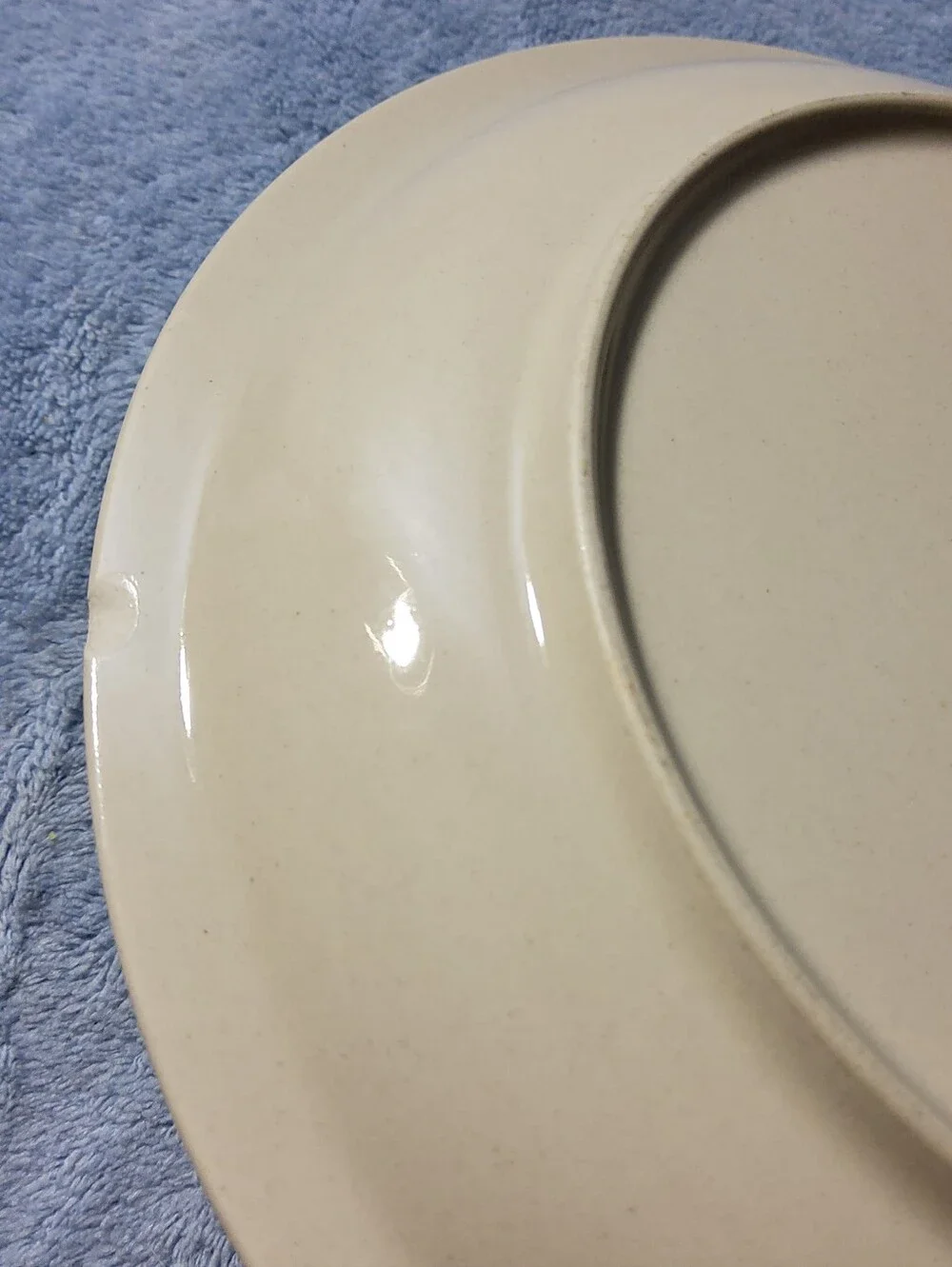 2 Chipped Vintage Sears Berry Band 7-3/4